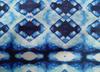 oneOone Cotton Poplin Navy Blue Fabric Geometric Shibori Sewing Craft Projects Fabric Prints By Yard 42 Inch