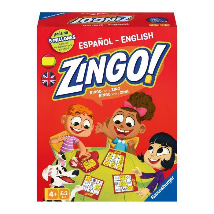 Jeu éducatif Zingo - Ravensburger - Zingo! - Multicolore - 2 à 6 joueurs - 21x26x9 cm - Éducatif - Apprendre l'anglais