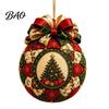 Seasonal Hanging Ornaments for Holidays 2D Flat Acrylic Christmas Ornaments, Decorative Holiday Tree Decorations Lightweight Decor Festivals