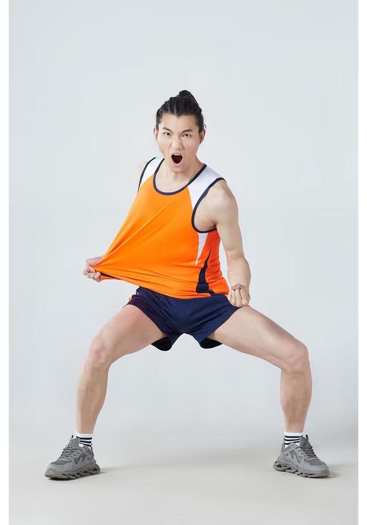 Summer Marathon Competition and Training Vest Set for Men and Women
