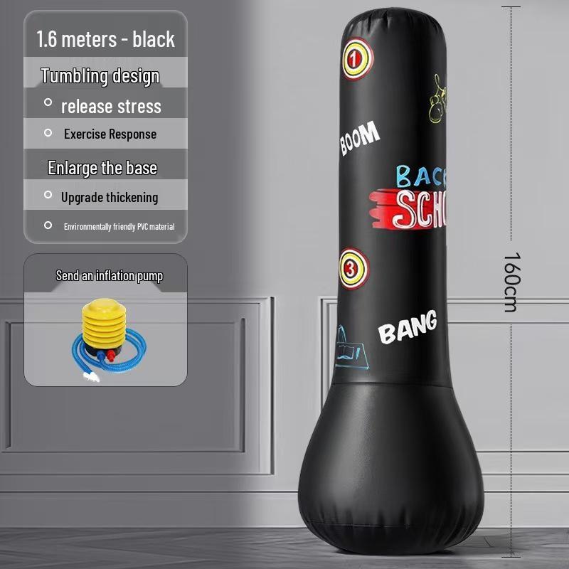 Aufblasbarer Boxsack: Kinderspielzeug für Fitness, Training und intellektuelle Entwicklung