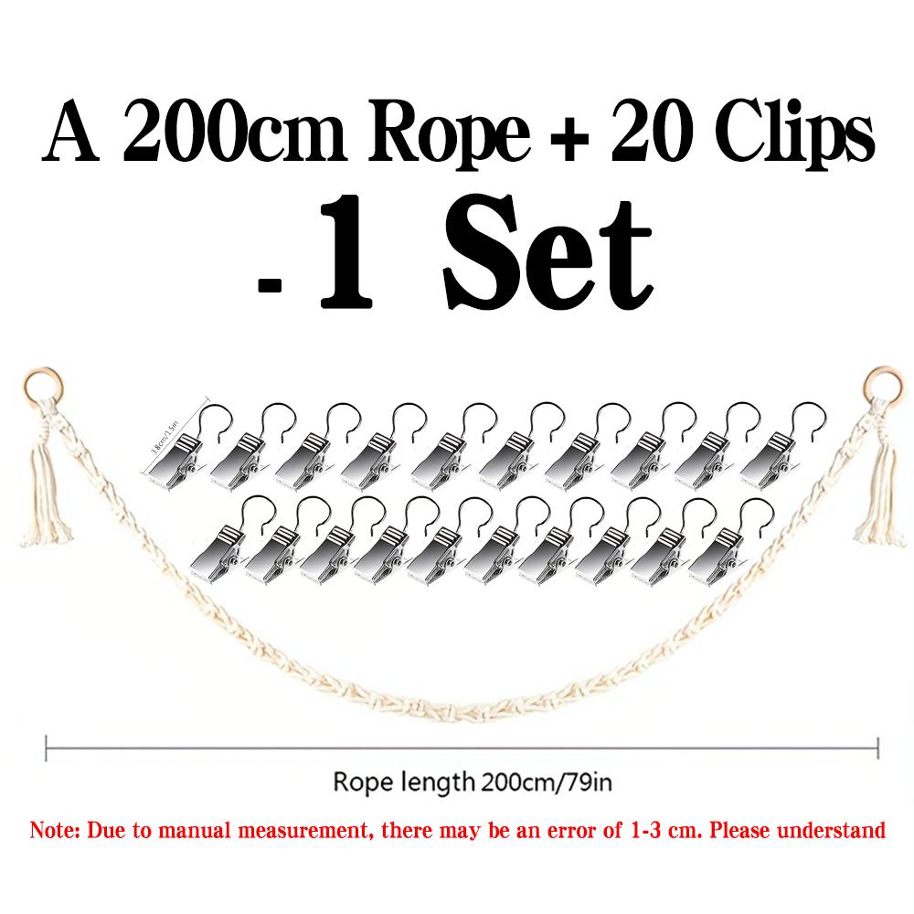 

Цепочка для хранения мягких игрушек, Богемная цепочка-органайзер для игрушек, Прочная подвесная цепочка для хранения игрушек, Используется для подвешивания плюшевых игрушек, Шляп