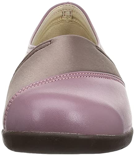 Kaihoshugi KHS-L158 Women's Comfortable Lightweight Flat Shoes, Berry, Size 22.0 cm, 3E