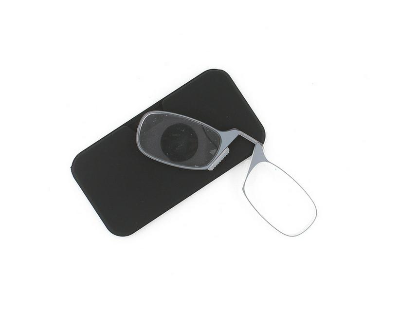 Ultra-thin Silicone Nose Clip Reading Glasses for Men and Women - Portable, No-Temple Design, Foreign Trade Style