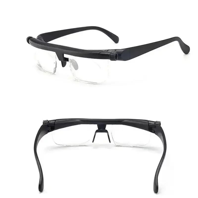 Neue Brille mit verstellbarer Stärke, variablem Fokusabstand, Zoom-Brille für die Sehschärfe, Schutzbrille, Lesebrille