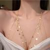 Alloy Versatile Chest Chain Handmade Women‘s Body Chain Gold Silver