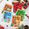 1/4pcs Random Christmas Stationery Set with Cute Cartoon Xmas Design - for School Supplies, Birthday Gifts,  Christmas Gift Set