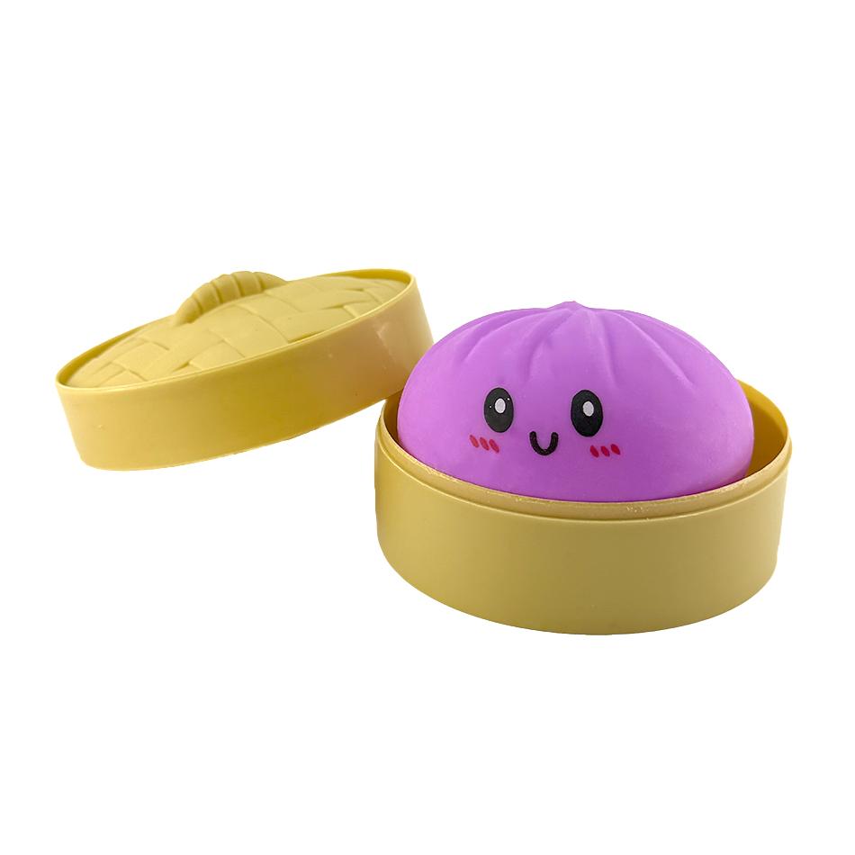 Kawaii Squeeze Toys Dumpling Mystery Box: Random Color Cute Expression Squishy Toy, Maltose Texture Slow Rising Stress Ball Gift
