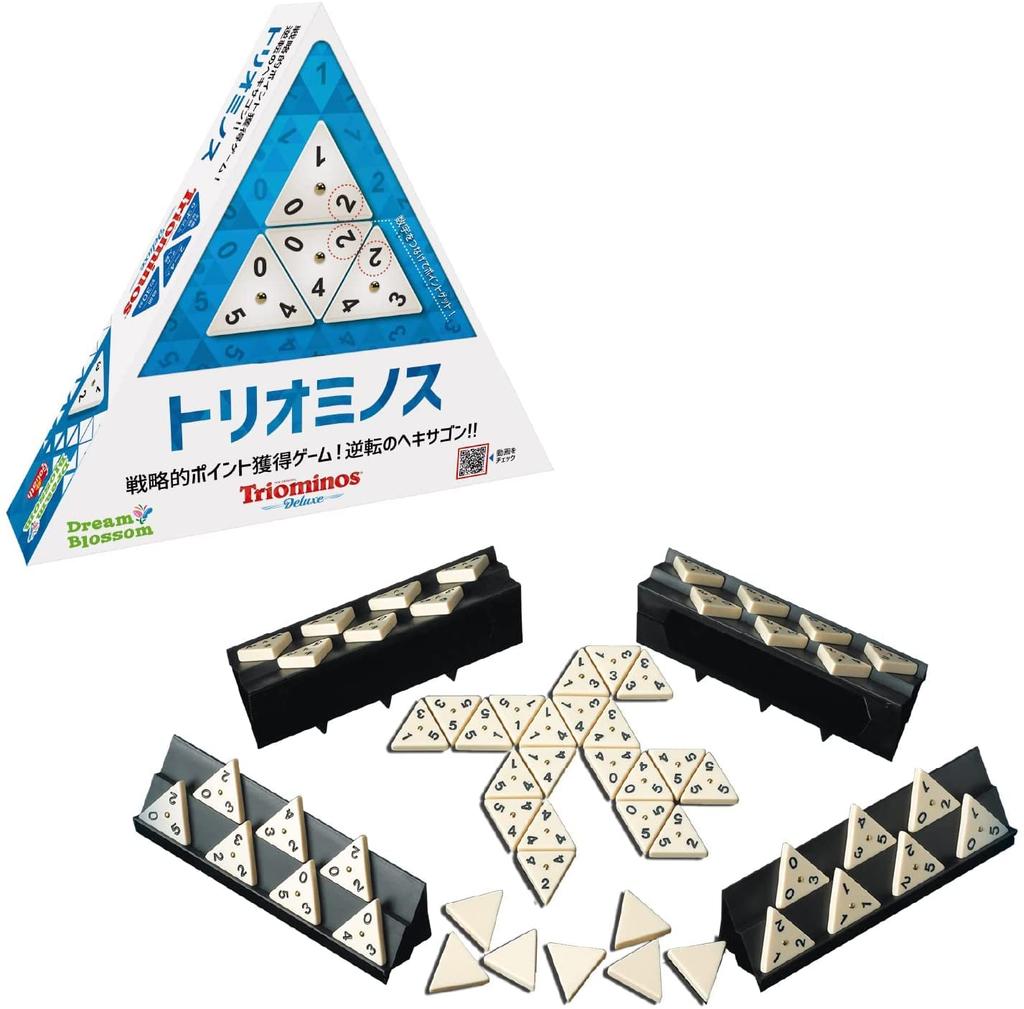 Triominos Deluxe Strategic Japanese Authentic Points-Earning Game, Packaging,