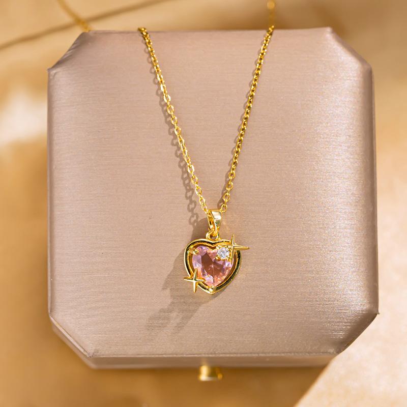 Retro Butterfly Flower Pendant Fashion Titanium Steel Choker Necklace Irregular Versatile Women
