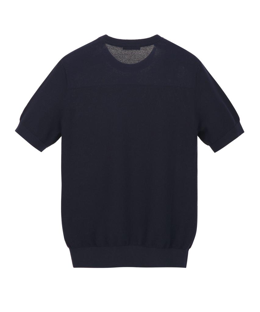 Jilseutyueoteunyuyogmaen Cotton Lean Crew Neck Knit - Dark Navy (Jnsw6B402N3)