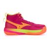 Mizuno NEO JUMP MID Cushioning Abrasion Resistant Slip Resistant Mid top Volleyball Shoes Unisex Neon Orange V1GA259842