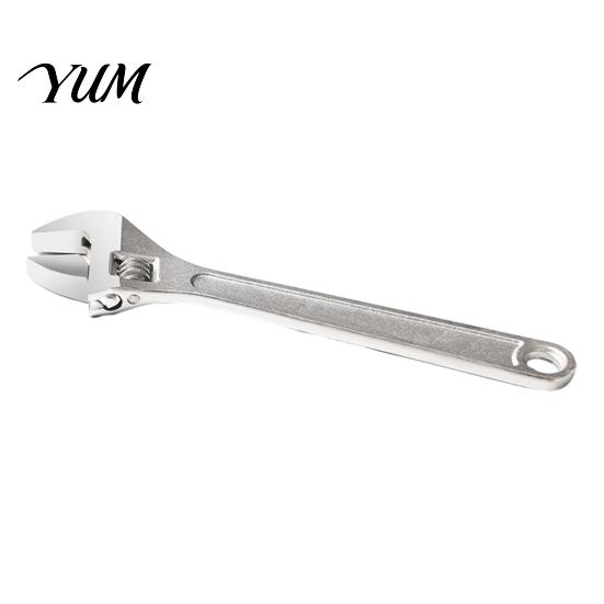 Home Garage Essentials 6/8/10/12/15 Inch Adjustable Wrench, Wide Jaw Opening Wrench for Automotive Maintenance Tool Plumbing Improvement Workshop And