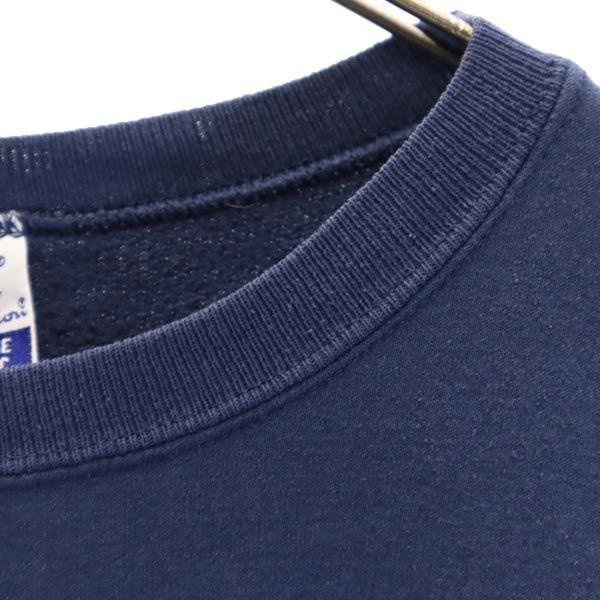 Champion 90s Old Long Sleeve Sweat Trainer XL Navy System Men's Used