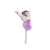 Ballet Girl Plastic HandicraftsKeychains Accessories Micro-landscapesMoss Ornaments Gifts