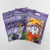 50Pcs Easy-to-Carry Halloween Candy Bags Cartoon Pumpkin Ghost Print Cookie Gift Sacks for Halloween Party Decorations