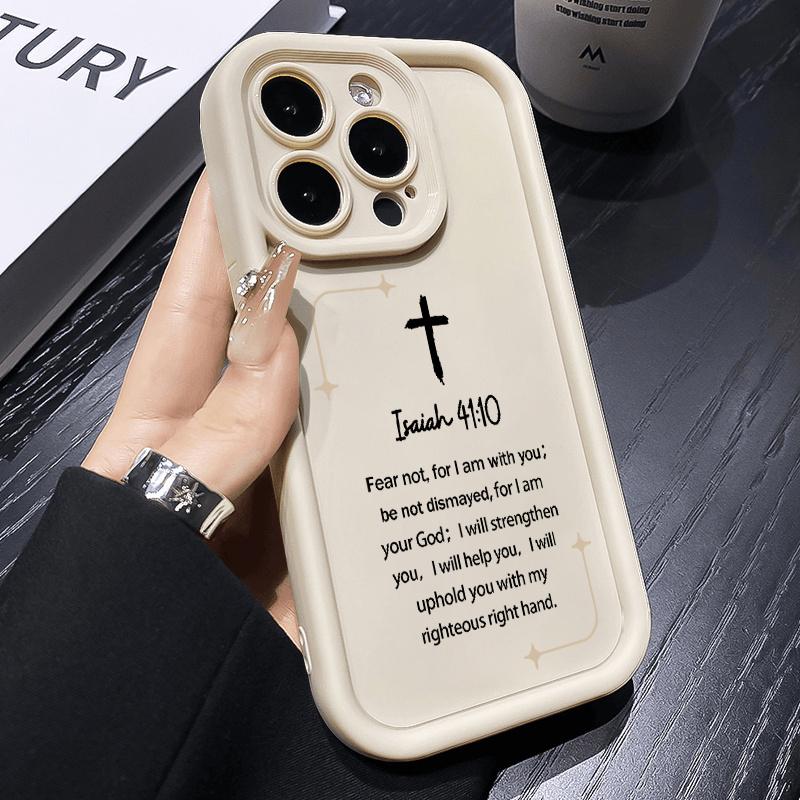 Christian Bible Book Pattern Silicone Phone Case For iPhone 17 16 16e 15 14 13 12 11 Pro Max Plus XS XR X Shockproof Soft Cover