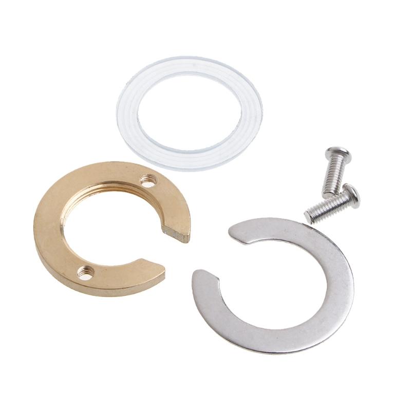 32mm/1.26'' C-Type Faucet Anti-loosing Nut Copper/Stainless Steel Tap Fixing Fitting Kit Faucet Accessories Sturdy