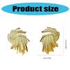 Multifuntional Gold Earrings Party Accessories Trendy Ear Studs Fashion Earrings Metal Texture Suitable for Any Outfit