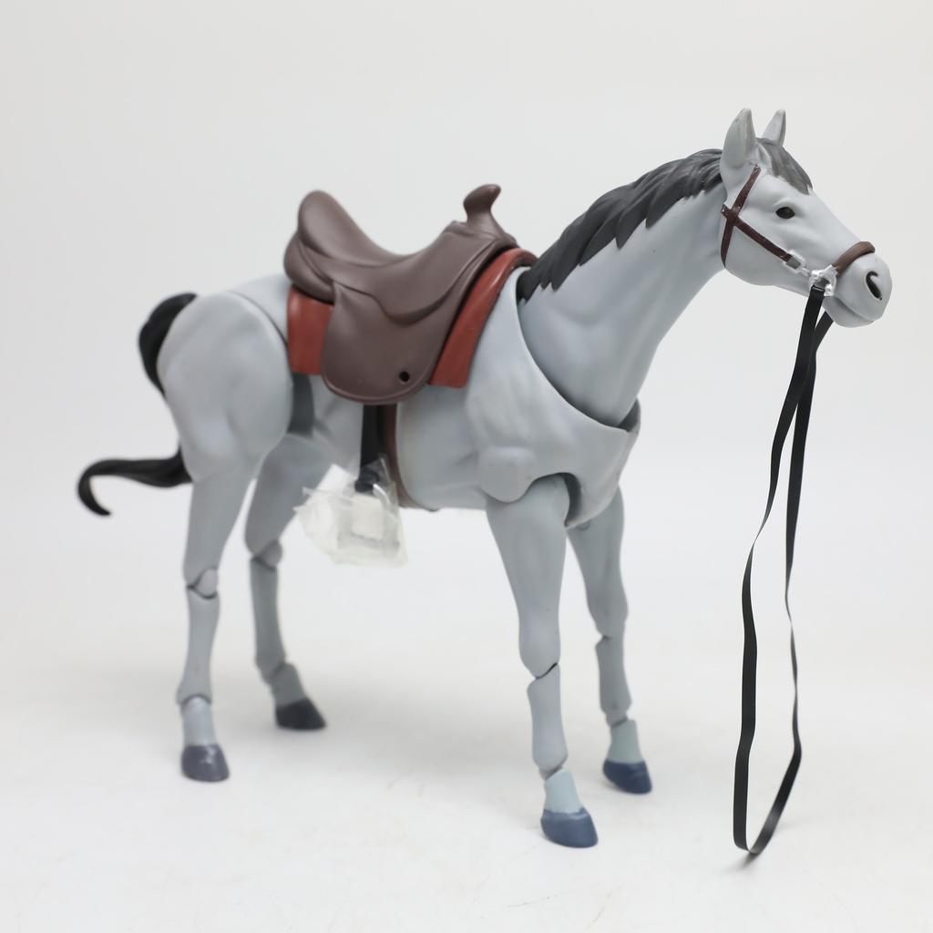 Skizzenkunst Malerei, Skizze Pferd, Grau-Blaues Pferd, Bewegliche Gelenke, Schreibtisch-Kunstmodell Verzierung Boxed Figur