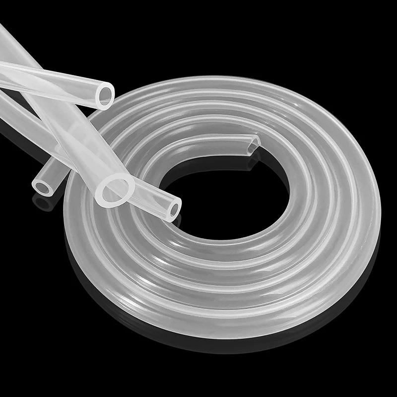 1M/5M Transparent Flexible Silicone Tubing ID 0.5 1 2 2.5 3 4 5 6 7 8 Mm Food Grade Tube Pipe Temperature Resistance Nontoxic