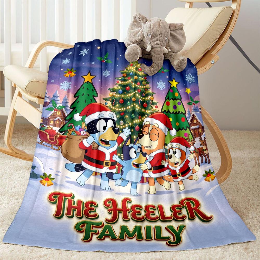 Christmas Friends Personalized Name Blanket Gift Personalized Blanket Comfortable Suitable for Couch Home Decor Livingroom Nap for All Occasions