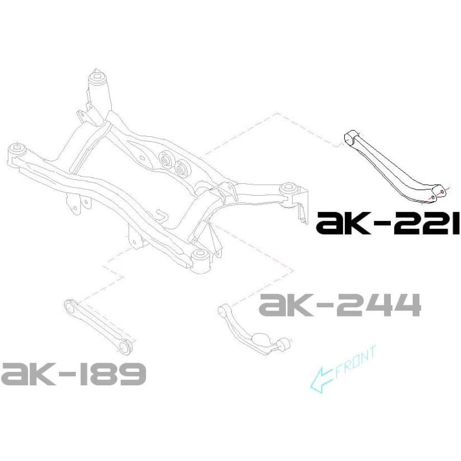 Regulowane Tylne Wahacze Poprzeczne Zestaw 2 szt. dla Poprawy Osiągów Zawieszenia Idealne dla Pojazdów Subaru Legacy 200003 BE BH z Im
