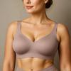 Soutien-gorge de sport fin sans coutures grande taille à coques en gel pour femmes Réducteur Lifting Anti-affaissement Lingerie pour forte poitrine