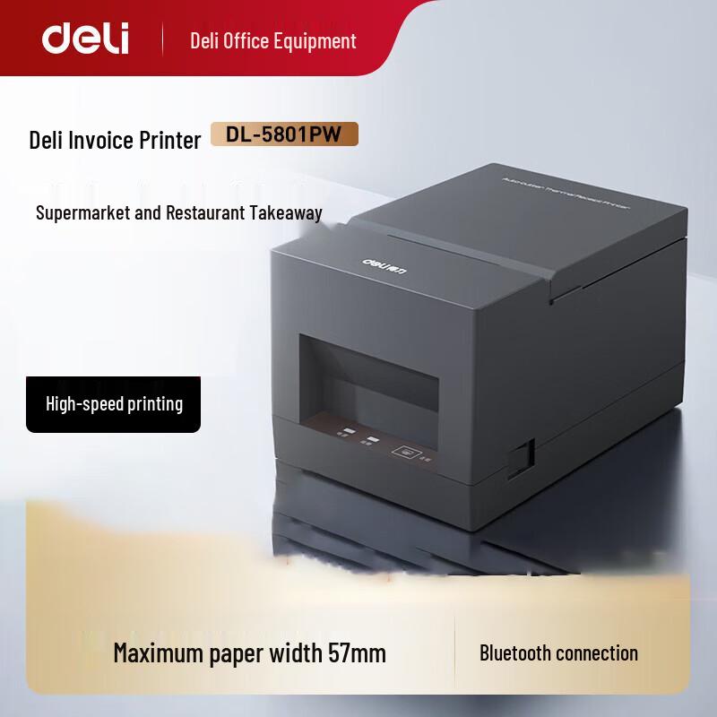 Deli 58mm Bluetooth Thermal Receipt Printer