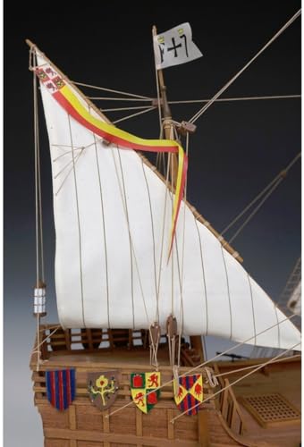Woody Joe 1/50 Santa Maria Wooden Model Assembly Kit (Ship)