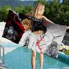 Hot Anime Death Note Microfiber Printed Beach Towel Mountain Climbing Yoga Beach Swimming Running Absorbent Soft Towel