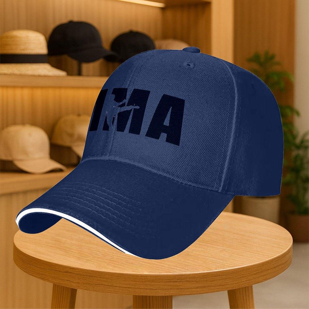 Mma Logo Baseballkappe Unisex Lässige Sportkappe Zum Laufen Reisen Einkaufen Weihnachtsgeschenk