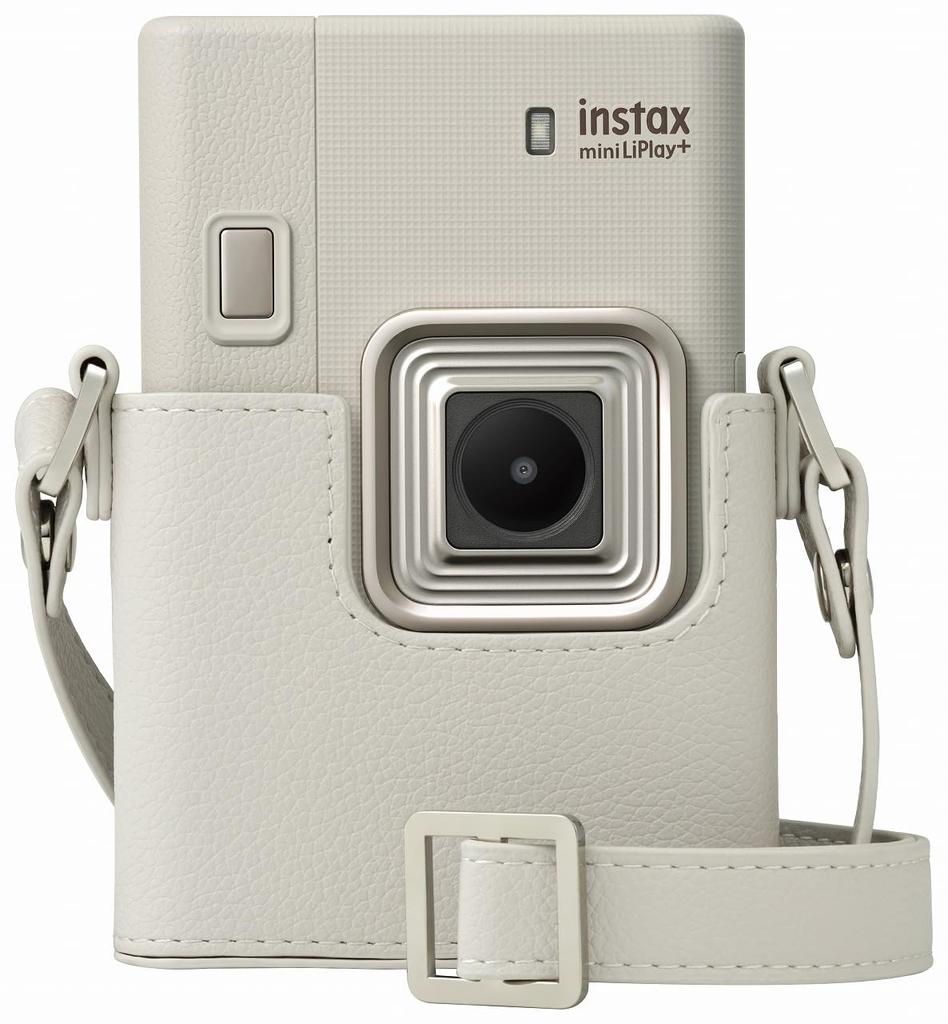 Fujifilm Instax Mini LiPlay PLUS Hybrid Instant Camera Beige Case,