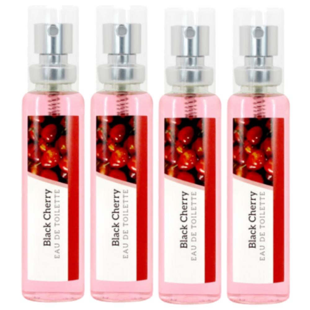 Mini Perfume : Black Cherry Eau de Toilette of The Herb Shop 4 x 18ml
