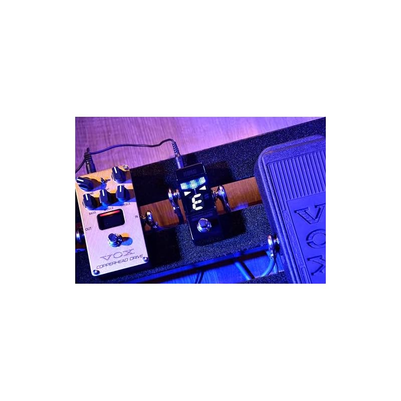 KORG Pitchblack X mini Guitar/Bass Pedal Tuner: Compact, Space-Saving, High-Precision ±0.1 Cent Ultra Buffer with Strobe Tuning Function (PB-X-MINI)