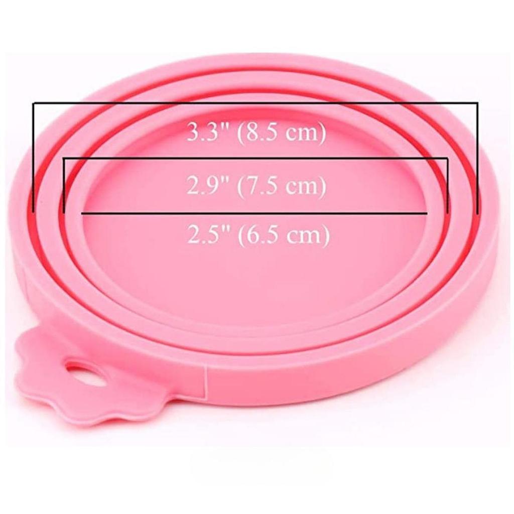 Food Can Cover Canned Lid Sealer Storage Tin Cap Fit Most Standard Size Seal Silicone