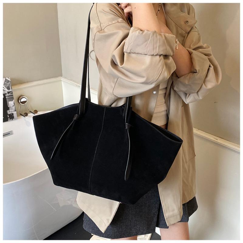 Retro Bag Women's Large-capacity New Autumn and Winter Versatile Single Shoulder Mother and Child Shopping Bag Commuter Tote Bag