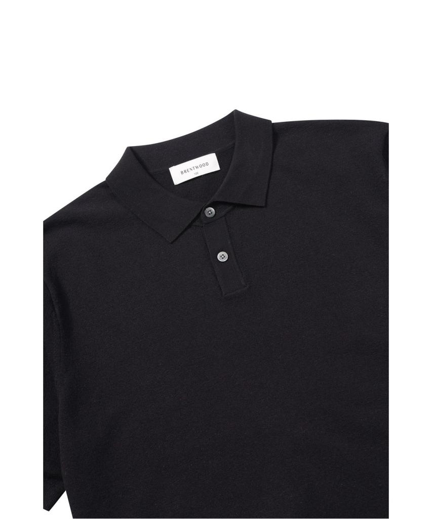BRENTWOOD [Griffiths] Washable Polo Neck Sweater Brwam26421Bkx