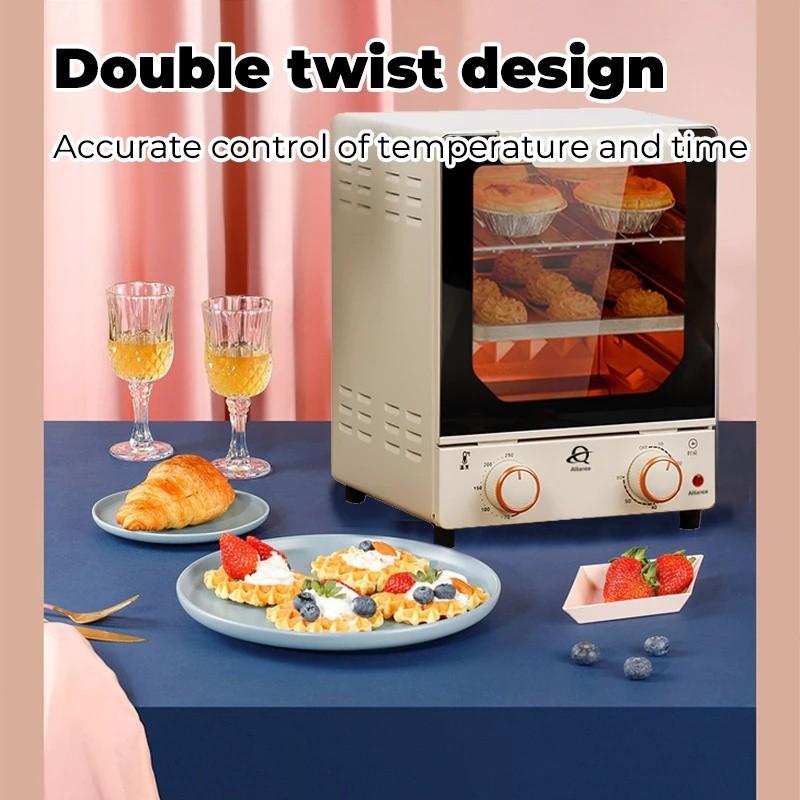 15L Electric Oven For Household Large Capacity Baking And Steaming Double Layer Fully Automatic Household Microwave Oven