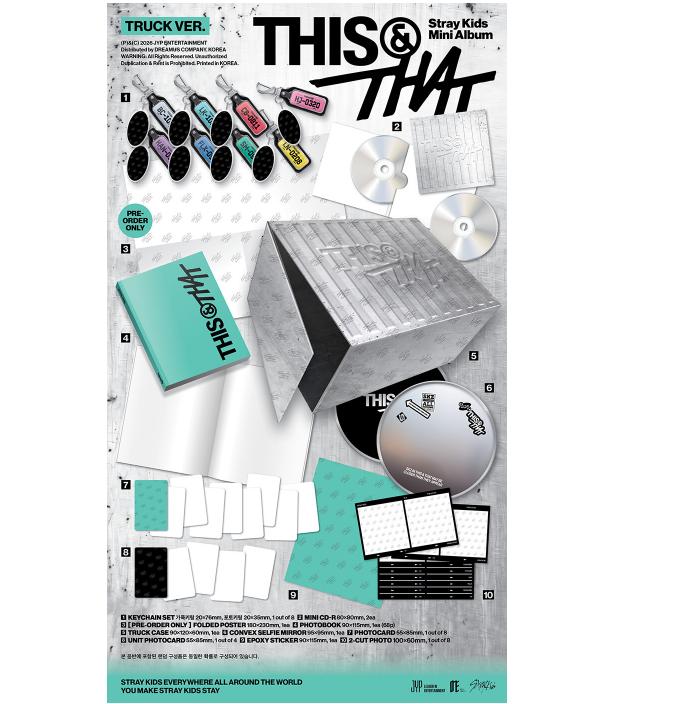 [pre-order] Stray Kids - Mini Album THIS & THAT [TRUCK Ver.] (Limited Edition)