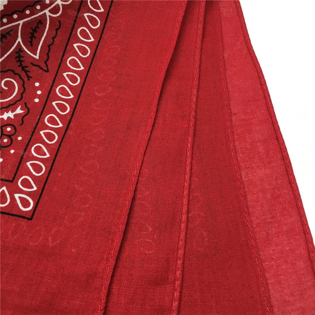 Trifong Bandana Paisley Rot Erwachsene Baumwolle 100% Großes Cashew-Muster 55cm x 55cm