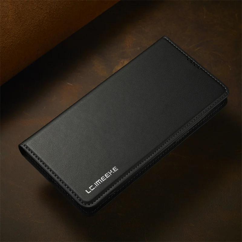 Magnetische Flip Lederhülle für Samsung Galaxy S25 S24 S23 S22 S21 A14 A15 A34 A35 A52 A53 A54 A55 Brieftasche Kartenfach Hülle Handyhülle