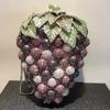 Grape Shape Evening Bag Clutches Red Wedding Crystal Clutch Purses Women Prom Bags Party Handbags Lady Dinner Banquet Purse