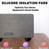 8PCS Universal Shockproof Feet Auto Adhesive Not Skid Silicone Bumpers Upgrades for Sound Equipment Home Appliances