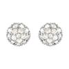 Moonlight Color Round Ball Stud Earrings Women Earrings White 5073039