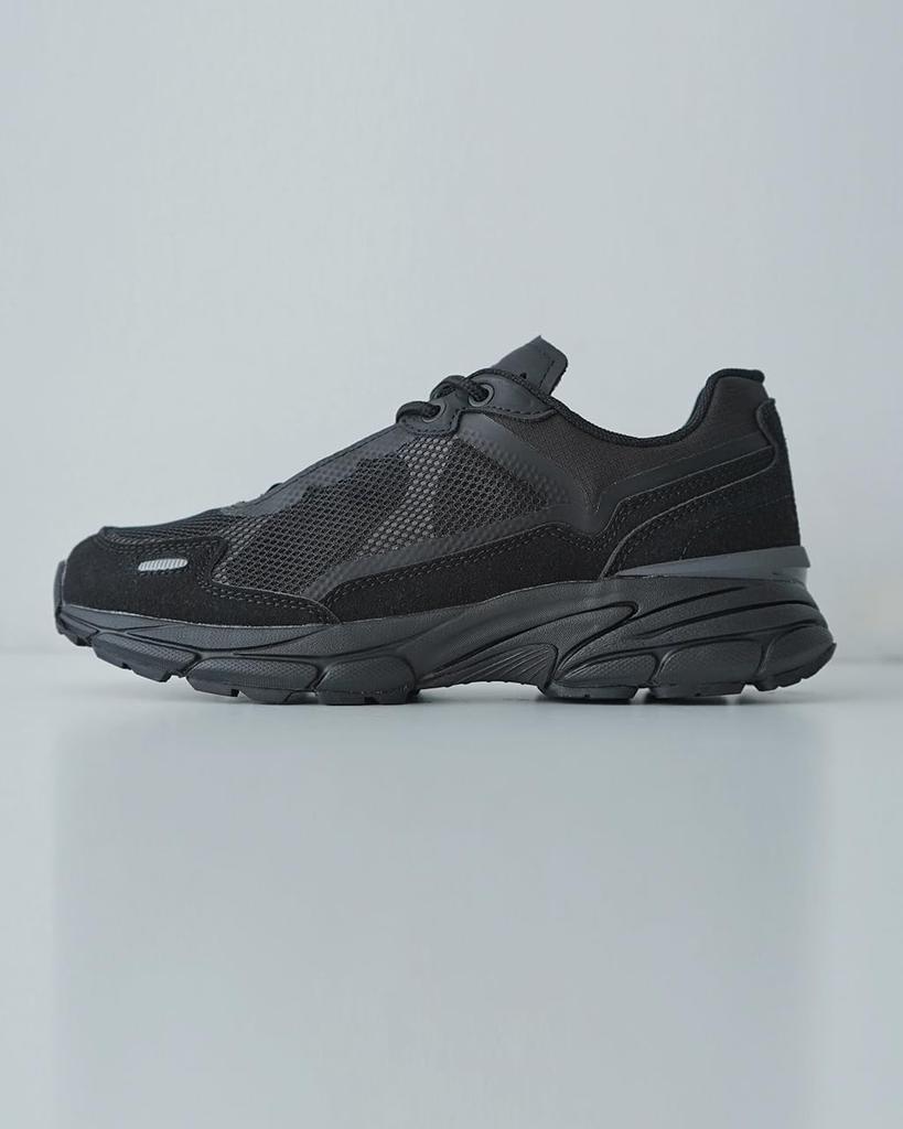 Moonstar Eight Tenth TRASDEN Size 2E Sneakers, Black, 27.0 cm,