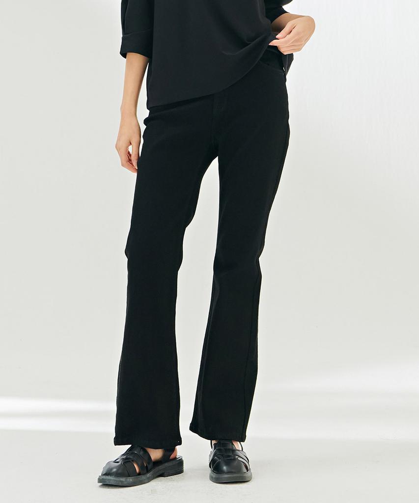 CHASECULT Dámské černé skryté elastické bootcut džíny-Dazg2351B03