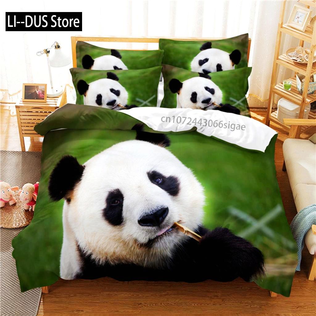 National Treasure Panda Bedding Set Duvet Cover Set 3d Bedding Digital Printing Queen Size Bedding Set Fashion Design