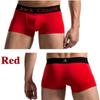 Boxer da uomo 5 pezzi Pantaloncini da boxer in seta super traspiranti Pantaloncini da boxer con custodia convessa a U Intimo accogliente