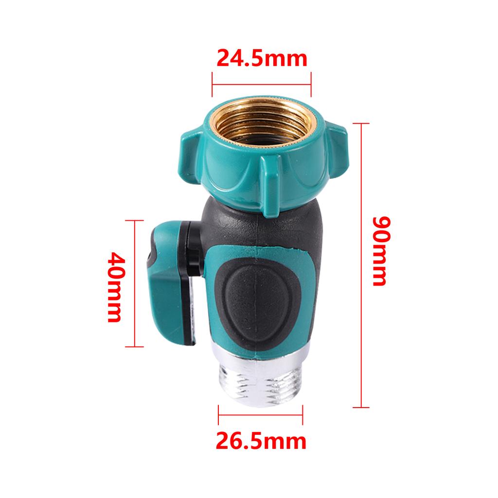 Garden Irrigation Hose Splitter 1 Way 2 Way Water Shunt Valve 3/4" American Standard Thread Faucet Water Distributor Tap Adapter